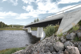 Gottlieb Paludan Architects designer ny bro over Törne Älv i Nordsverige